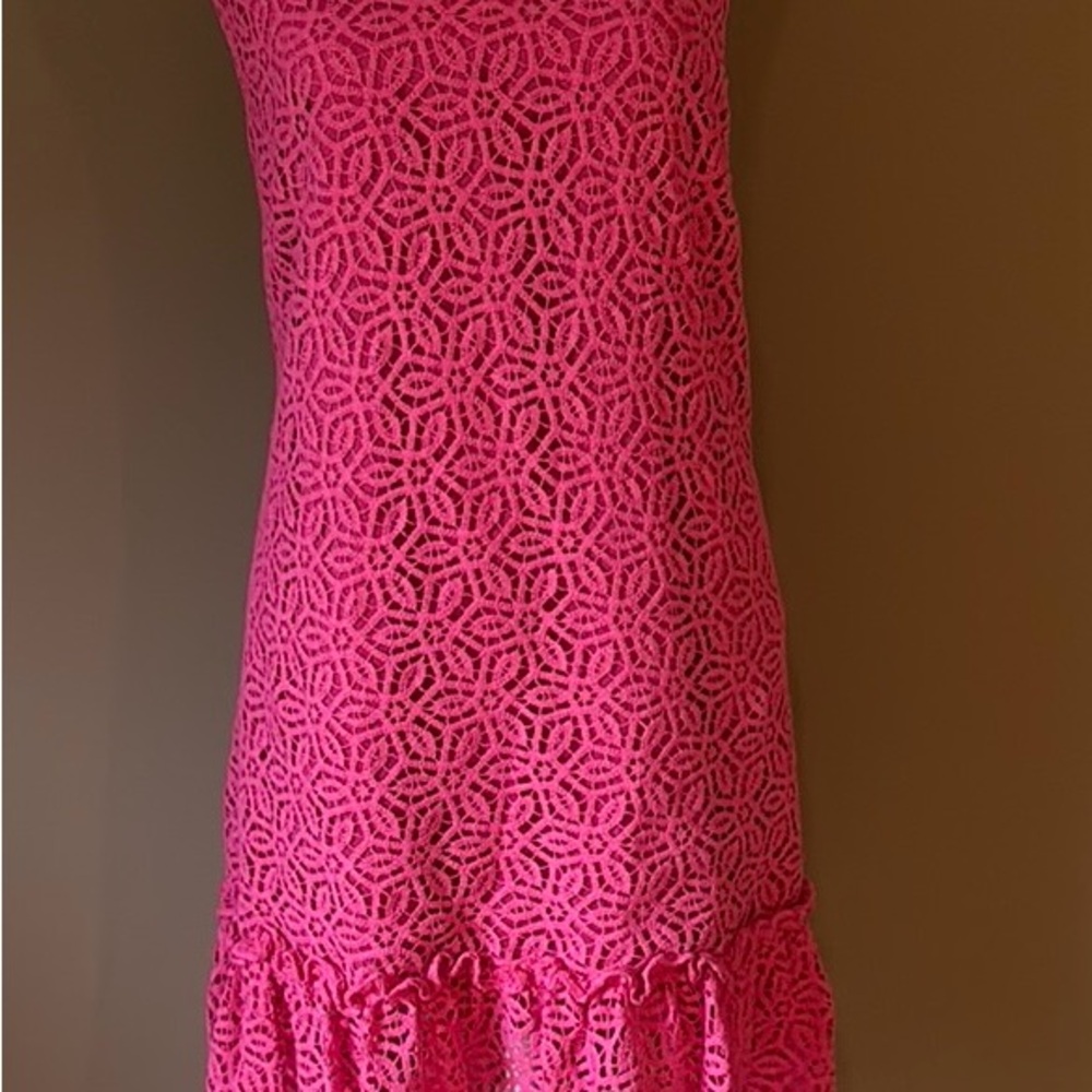 Trina Turk Pink Sheath Mini Dress for Weddings